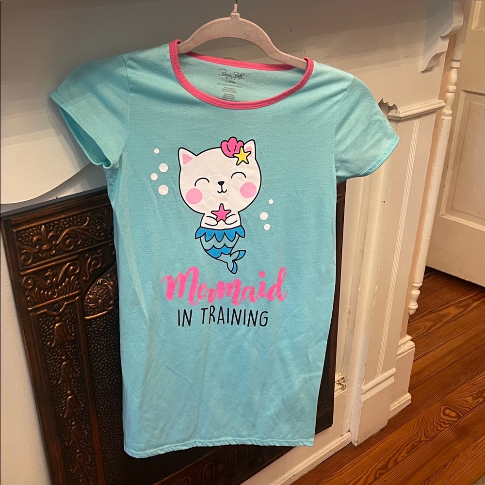 Mermaid in Training Cat Pajamas